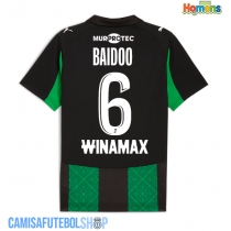 Camisa de time de futebol RC Lens Samson Baidoo #6 Replicas 2º Equipamento 2025-26 Manga Curta